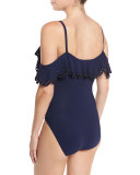 Temptation Cold-Shoulder One-Piece Swimsuit