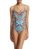 Beach Babe Cutout-Sides One-Piece Swimsuit