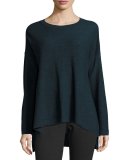 Long-Sleeve Merino Links Top, Fir