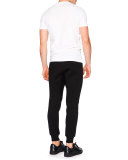 Paintbrush Graphic T-Shirt, White