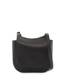 Hunting 7 Leather Shoulder Bag, Black