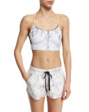 The Cut Printed Cami Sports Bra