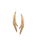 Golden Palm Leaf Earrings