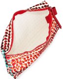 Le Pliage Néo Polka-Dot Cosmetic Case, Red