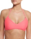 Zunzal Reversible Swim Top, Hot Pink