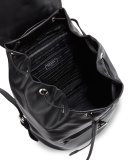 Soft Calfskin Medium Backpack, Black (Nero)