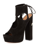 Sexy Thing Platform Sandal, Black
