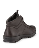 Leather Lugged Hiking Boot, Brown
