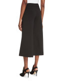 Classic-Fit Flare-Leg Culottes