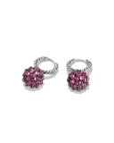 Osetra Rhodolite Garnet Drop Earrings