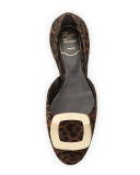 Ballerine Chips d'Orsay Flat, Leopard