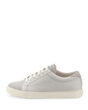 Men's Apollo Pebbled & Rubberized Leather Sneaker, Gray
