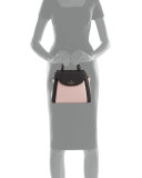cobble hill adrien small satchel bag, pink granite/multi