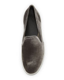 Huxley Velvet Slip-On Sneaker