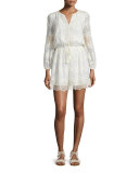 Bittern Embroidered-Lace Dress