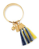 Janis Fringe Bangle Charm Bracelet