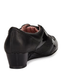 Pooms Traveler Patent-Trim Wedge Sneaker