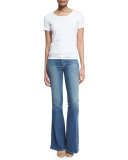 Voyage Flare-Leg Denim Trousers, Ten Thousand Thin
