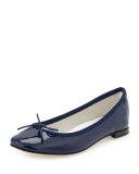 Cendrillon Patent Ballerina Flat, Classique Navy