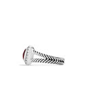 Petite Albion Ring with Pyrope Garnet and Diamonds