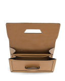 Barcelona Leather Shoulder Bag, Tan