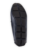 Smooth Leather Penny Loafer, Blue