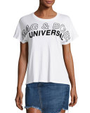 Rag & Bone Universal Vintage Crewneck Tee, White