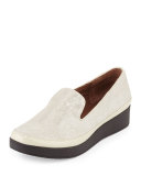 Verve Metallic Comfort Slip-On, Light Camel