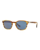 PO3148S Rectangular Acetate Sunglasses