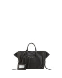 Papier A6 Zip Around Tote Bag, Black