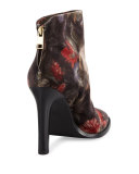 Blayze Floral Velvet Bootie, Floral