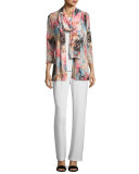 Pink Sky Burnout Cardigan 