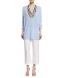 Organic Linen Fine-Gauge Tunic 