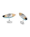 Speedboat Sterling Silver Cuff Links