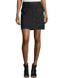 Le Mini A-Line Broome Street Skirt, Black