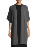 Merino Ribbed Easy Cardigan
