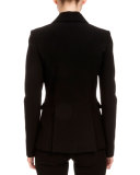 Fenice Two-Button Blazer, Black