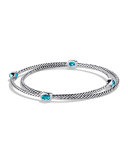 Color Classics Bangles with Blue Topaz