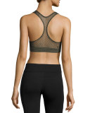 Essential Seamless Sports Bra, Army