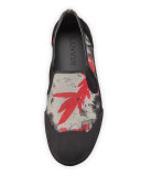 Men's Printed Canvas Slip-On Sneaker