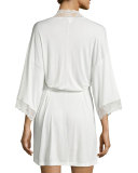 Magnolia Lace-Trimmed Robe