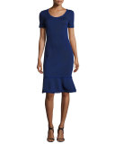 Milano Knit Scoop Neck Dress