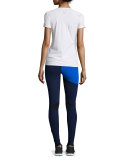 Rio Colorblock Sport Leggings, Midnight Blue