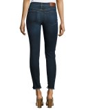 The Charlie Ankle Skinny Jeans with Frayed Hem, Tania