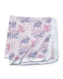 Two-Piece Burp Cloth Set, White/Pink