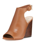 Grove Leather 100mm Block-Heel Bootie