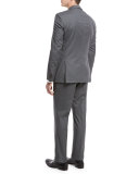 Basic Slim-Fit Two-Piece Suit, Gray