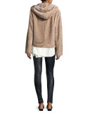Lamb Leather Leggings, Sapphire
