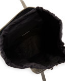 Calf Leather Hunting Backpack, Gray