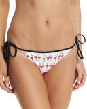 Biarritz Flamingo-Print String Bikini Bottom